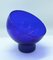 Blue Italian Murano Art Glass Footed Bowl Vase, 1970s 7