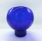 Blue Italian Murano Art Glass Footed Bowl Vase, 1970s, Image 3