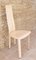 Cream Leather French Dining Chairs, 1980s, Set of 6 3