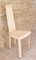 Cream Leather French Dining Chairs, 1980s, Set of 6, Image 3