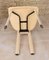 Cream Leather French Dining Chairs, 1980s, Set of 6 9