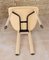 Cream Leather French Dining Chairs, 1980s, Set of 6, Image 9