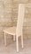Cream Leather French Dining Chairs, 1980s, Set of 6, Image 8