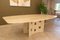 French Travertine Dining Table Or Conference Table, 1980s 5