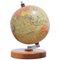 Mid-Century Small Globe With Wooden Base by Paul Rath, 1950s 1