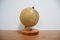 Mid-Century Small Globe With Wooden Base by Paul Rath, 1950s 3