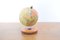 Kleiner Mid-Century Globus mit Holzsockel von Paul Rath, 1950er 6