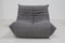 Mid-Century Togo Grey Lounge Chair by Michel Ducaroy for Ligne Roset 2