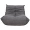 Mid-Century Togo Grey Lounge Chair by Michel Ducaroy for Ligne Roset 1