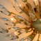 Applique Flushmount in cristallo e stilkronen in ottone dorato, Italia, Immagine 18