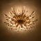 Paar italienischer Stilkronen Wandlampen aus Kristallglas & Vergoldetem Messing 20