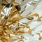Applique Flushmount in cristallo e stilkronen in ottone dorato, Italia, Immagine 4