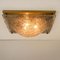 Large Textured Glass Flush Mount Or Wall Light from Kalmar, 1960s, Image 9