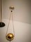 Lampade da tavolo alogene placcate in oro di Stephano Cevoli, anni '80, set di 2, Immagine 4