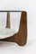 Tavolino da caffè in palissandro, vetro e marmo, anni '70, Immagine 4
