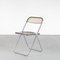Plia Folding Chairs by Jean Carlo Piretti for Castelli, 1970s, Set of 4, Image 1