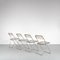 Plia Folding Chairs by Jean Carlo Piretti for Castelli, 1970s, Set of 4 2