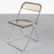 Plia Folding Chairs by Jean Carlo Piretti for Castelli, 1970s, Set of 4, Image 9