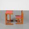 Children's Chair with Table, the Netherlands, 1950s, Set of 2 7