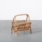 Rattan Magazine Rack, Italy, 1950s, Image 1