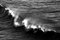 Black and White Seascape of Los Angeles Crashing Wave, 2021, Contemporary Photograph 4