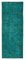 Tapis de Couloir Turque Vintage Turquoise Surdiolé 1