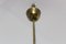 Italian Brass and Opaline Glass Ceiling Lamp, 1950s 6