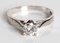 Diamond Solitaire 18 Karat Ring, 1986, Image 1