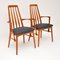 Danish Teak Dining Chairs by Niels Koefoed for Koefoeds Hornslet, 1960s, Set of 2 3
