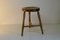 Antique Workshop Stool in Ash and Maple, Image 4