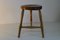 Antique Workshop Stool in Ash and Maple, Image 20