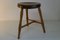 Antique Workshop Stool in Ash and Maple, Image 21