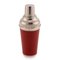 Red Enamelled Cocktail Shaker on Silver Plate from Asprey, 1980s, Image 7