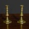 Victorian Brass Candleholders, Set of 2 1