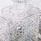 Tantalus bañado en plata y vidrio tallado, años 90, Imagen 3