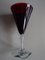 Bicchieri rosso scuro di Verrerie de Biot, anni '60, set di 5, Immagine 2