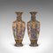Antike Keramik Satsuma Vasen, 2er Set 4