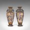 Antique Ceramic Satsuma Vases, Set of 2 2