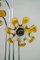 Metal, Chrome and Murano Glass Floor Lamp with Flowers from Mazzega, 1970s, Image 9