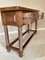 19th Century Spanish Iron and Carved Walnut Console Table, Image 4