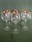 Crystal Wine Glasses with Gold Rim, 1960s, Set of 6, Image 4