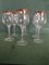 Crystal Wine Glasses with Gold Rim, 1960s, Set of 6, Image 2