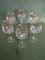 Crystal Wine Glasses with Gold Rim, 1960s, Set of 6 3