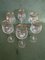 Copas de vino de cristal con borde dorado, años 60. Juego de 6, Imagen 11