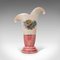 Hohe Dekorative Englische Keramik Vase, 1950er 2