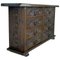 Antique Spanish Catalan Carved Walnut Chest of Drawers, Image 1