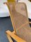 Italian Wood and Cane Rocking Chair by Luigi Crassevig, 1970s, Image 3