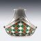 Russian Gem Set Solid Silver & Enamel Kovsh by Anders Nevalainen for Faberge 4