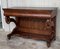 Early Biedermeier Period Walnut Console Table with Drawer, Austria, 1830s, Image 4