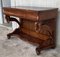 Early Biedermeier Period Walnut Console Table with Drawer, Austria, 1830s, Image 3